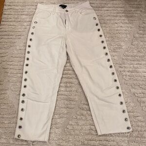 Forever 21 Eyelet Jeans Sz 25
